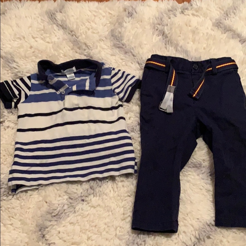 Ralph Lauren polo shirt and pants